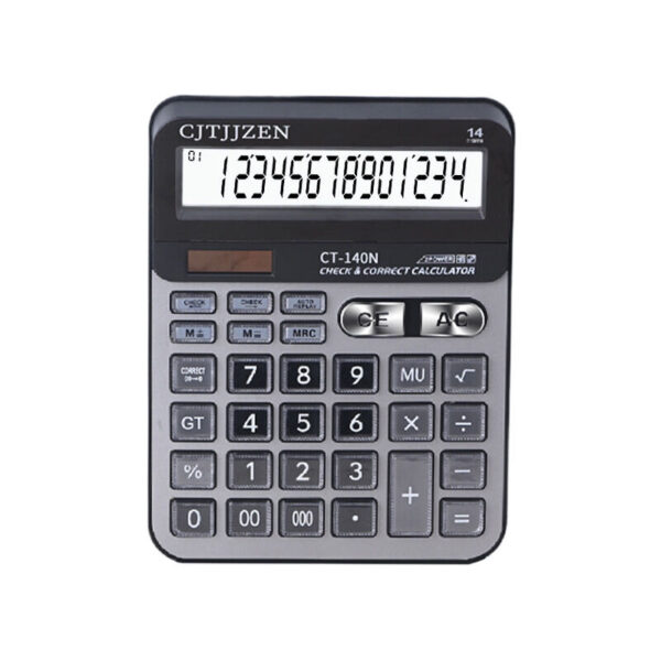 14 Digit Solar Calculator Large Computer Financial Accounting Office Desktop Calculator
