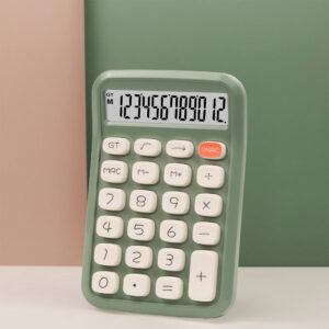 Hot Selling Small Cute Girl Silent Mechanical Keyboard Desktop Calculator Battery Operated Plastic Business Office Tool
