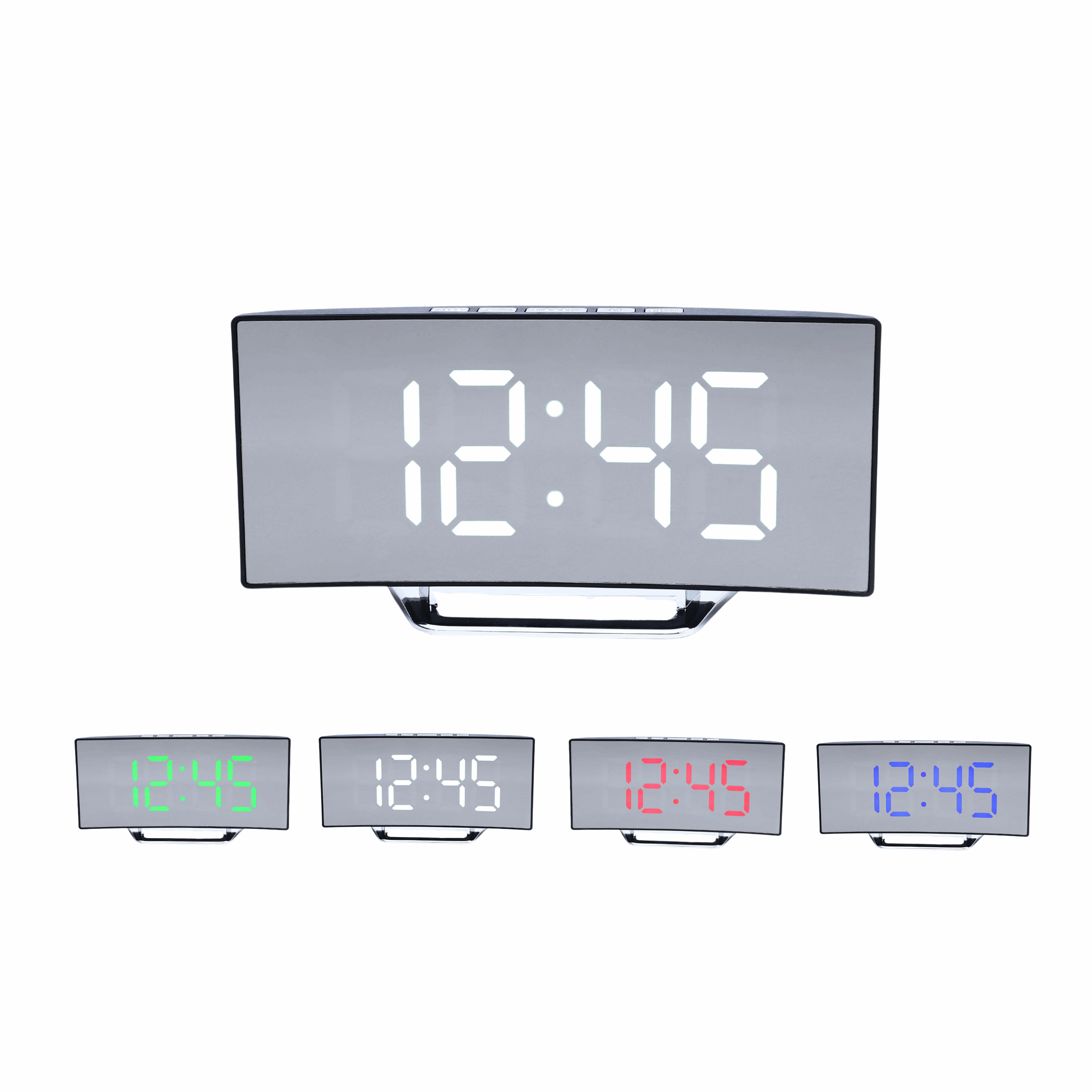 Mirror LED Electronic Clock Digital Clock Ins Wind Alarm Clock