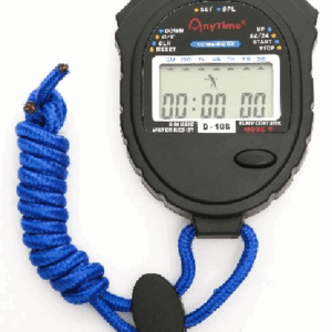 60 Stopwatch Timer Student Fitness Training Sports Running Sprint Doule Row Display Daily Waterproof