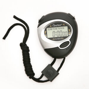 2 Groups Of Memory Large Characters Display Shockproof And Anti-Magnetic Stopwatch Timer Chronograph