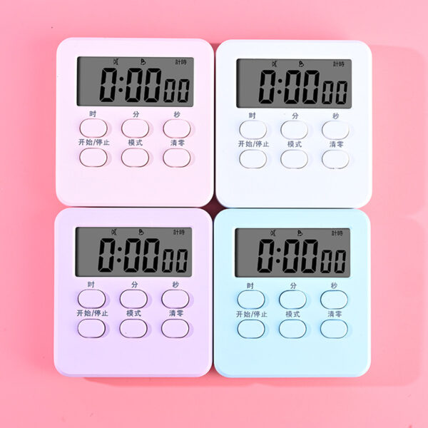 Smart Kitchen Digital Timer Countdown Cooking Shower 24hour LCD Electronic Decor Study Plastic digital time delay relay bathroom