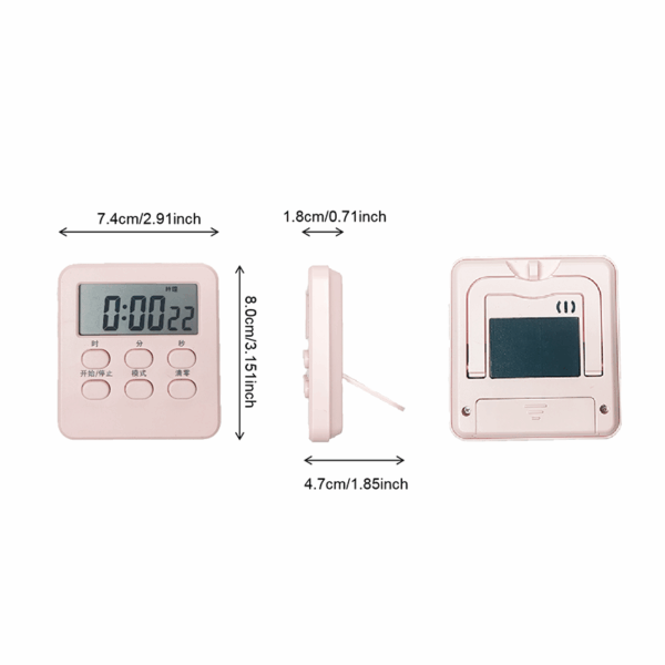 Smart Kitchen Digital Timer Countdown Cooking Shower 24hour LCD Electronic Decor Study Plastic digital time delay relay bathroom