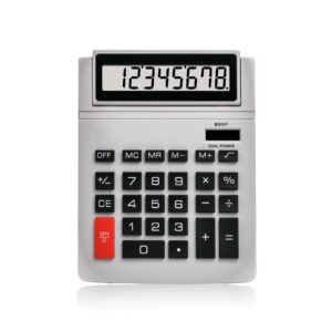 Factory wholesale 8-digit large display multifunctional electronic calculator, solar swing head calculator