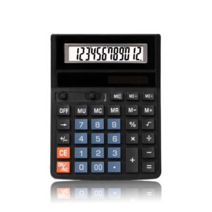 Wholesale 12 digits Calculator Best Sales High Quality Tech FashionTwo Power Office School Business Calculator