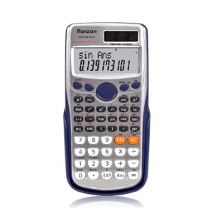 240 Functions Solar dual power high quality Student 10+2 digits 2 line display Large Screen 991es plus scientific calculator