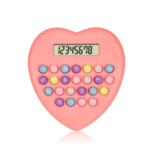 Cute 8-Digit Mini Calculator High-Quality ABS Perfect for School & Office Custom small Stationery Set Available