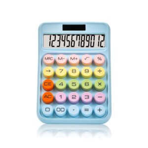 Wholesale Candy color 12 Bit Calculator Cute Mechanical Keyboard Calculator Office business Calculator