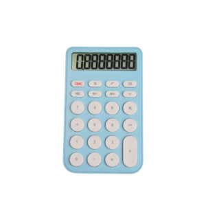 Mini cute desktop calculator Colorful Fashion Round Dot Handheld 8 Digital LCD Counting Gift Electronic Calculator for Office