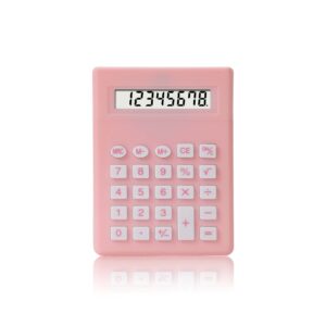 wholesale Cheap custom print desktop 8 digits display office mini cute candy color calculator