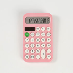 Electronic Calculator Small Portable Solar Calculator Student Stationery Dedicated 12 Large Screen Digital Calculator