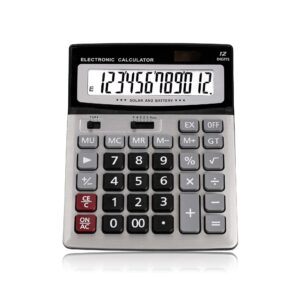 12 Digit Double Power Office Special Cheap Dual Power Solar custom cute Calculator Student Large Electronic Calculator