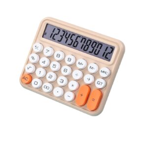 Wholesale Factory price 12-digit Mechanical Keyboard Calculator Cute Big Buttons ABS Calculator