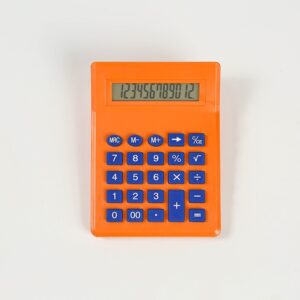 Cute 12-Digit Mini Calculator High-Quality ABS Perfect for School & Office Custom small Stationery Set Available