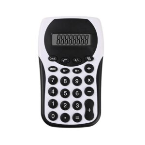 Mini Pocket Student Calculator Children's Candy-Style Plastic Calculator Battery-Powered