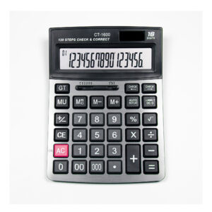 Large LCD big buttons desk school office stationery hot selling wholesale stationery items 16 digits multifunctional calculator