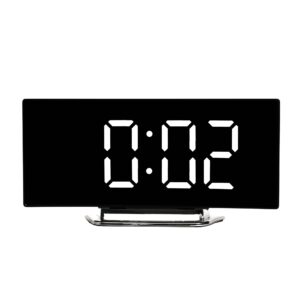 Hot selling wholesale simplicity digital alarm clock LED Backlight In Stock thermometer display table clock