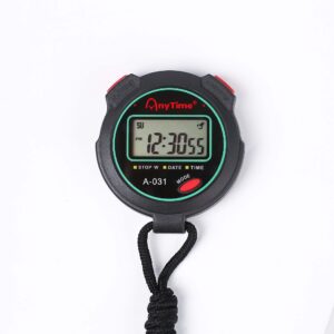 Outdoor sports multifunctional stopwatch 1/100 precision timing running fitness coach referee timer