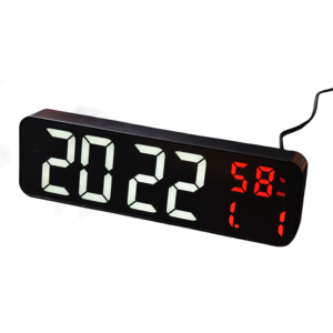 Large LED digital alarm clock sleep smart wall clock temperature multifunction USB charging night mode mirror clock