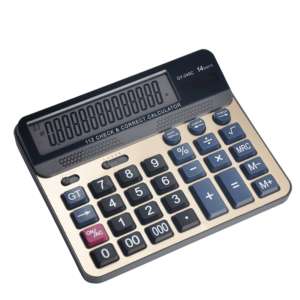 Solar and Battery Desktop Checking Function Calculator with Large screen 14 digits Office Calculator