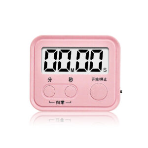 Mini LCD Countdown magnetic digital timer Color buttons Electrical Kitchen Digital Timer