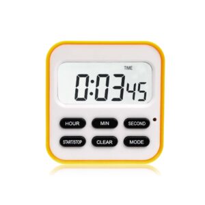 24 Hours Kitchen Cooking Timer Pomodoro Productivity Smart Study Timer for Kids Digital Timer