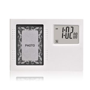 photo frame clock LCD date week alarm cute digital wholesale high quality picture logo custom gift school home decor accessories