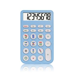 Wholesale customized Office basic accounting gifts customized electronic 12-digit mahjong button calculator