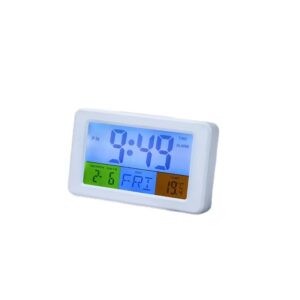 wholesale color screen perpetual calendar lcd home clock smart bedside table digital alarm clock