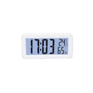 Wholesale Temperature Humidity Desk Clock Thermometer Hygrometer Digital Wall Clock LCD Table Alarm Clock