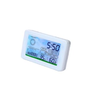 Hot Selling Smart Digital Clock/Table Thin Weather Forcast Clock With Temperature and Humidity display