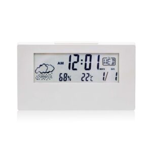 Modern minimalism electronic table clock table digital alarm home decor room bedroom Digital Thermometer Hygrometer with clock