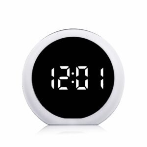 Large LED digital alarm clock sleep smart table temperature multifunction USB charging night mode mirror home decor accessories