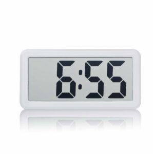 LCD clock with large screen display for convenient use and operation on the desktop home decor digital