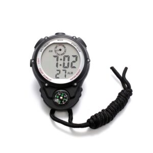 Sports electronic stopwatch, waterproof night light, countdown timer, running training electronic watch