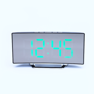 Large LED digital alarm clock sleep smart table temperature multifunction USB charging night mode mirror home decor accessories