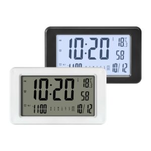 calendar clocks for kids digital alarm home decor LCD smart night light table desk electronic multifunctional large display