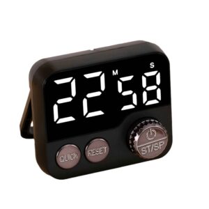 Automatic screen off Countdown up desk Larger screen LED countdown timer kitchen digital timer cooking rotate button
