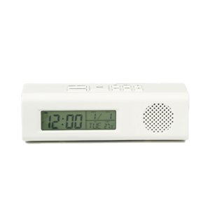 LCD bedroom radio alarm clock multifunction digital smart desktop table desk sound speaker bedside home decor portable