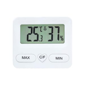 2024 High Quality mini portable cute desk Digital Thermo Hygrometer Indoor Humidity Meter Temperature Thermometer clock