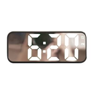 Large LED Display Electronic Mirror Clock for Modern Decoration Office