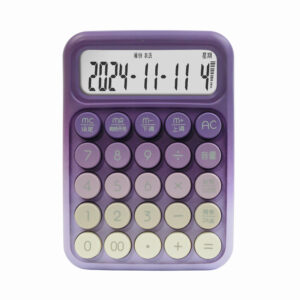 New Design colored Student calculator fashion mechanical Electronic Digital 12 digits Learn Office Voice Calculator