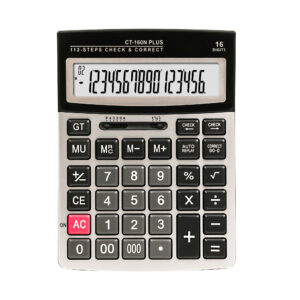 Custom 16 Digits Electronic Solar Desktop Calculator Business School Office Stationery Financial Calculator
