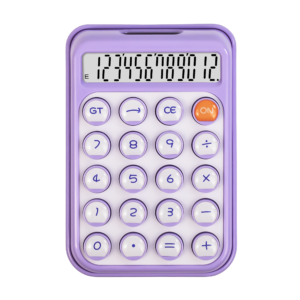 2024 New Customizable Calculator Color Jelly Button Student Solar Calculator Suitable for Office Use