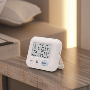 Modern Design Digital Hygrometer & Indoor Thermometer Accurate Temperature and Humidity Gauge Indicator Room Thermometer