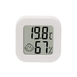 Factory Wholesale Mini Digital Thermometer Hygrometer Household Indoor Room Thermohygrometer Desk Clock Meter for Temperature