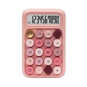 Hot Sell 10-Digit LCD Desktop Electroplated Buttons Calculator Cute Colored Plastic Office & School Mechanical Pencil Sharpener