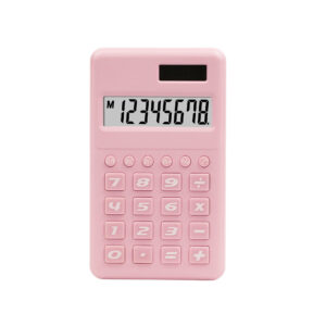 8 Digits Displayed Calculator with Color Customization Colorful Pocket Calculator with Customized logo Printing