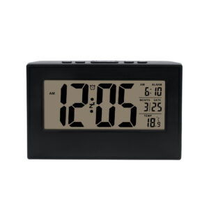 Wholesale LCD Digital Desk Clock LCD Electronic Clock with Perpetual Calendar Temperature Alarm Function External Power Supply