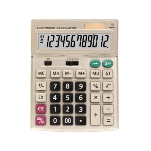New Desktop Calculators extra Large 9800V 12 Digits Professional Office Solar Battery Power Desktop Dual Power Table Calculator